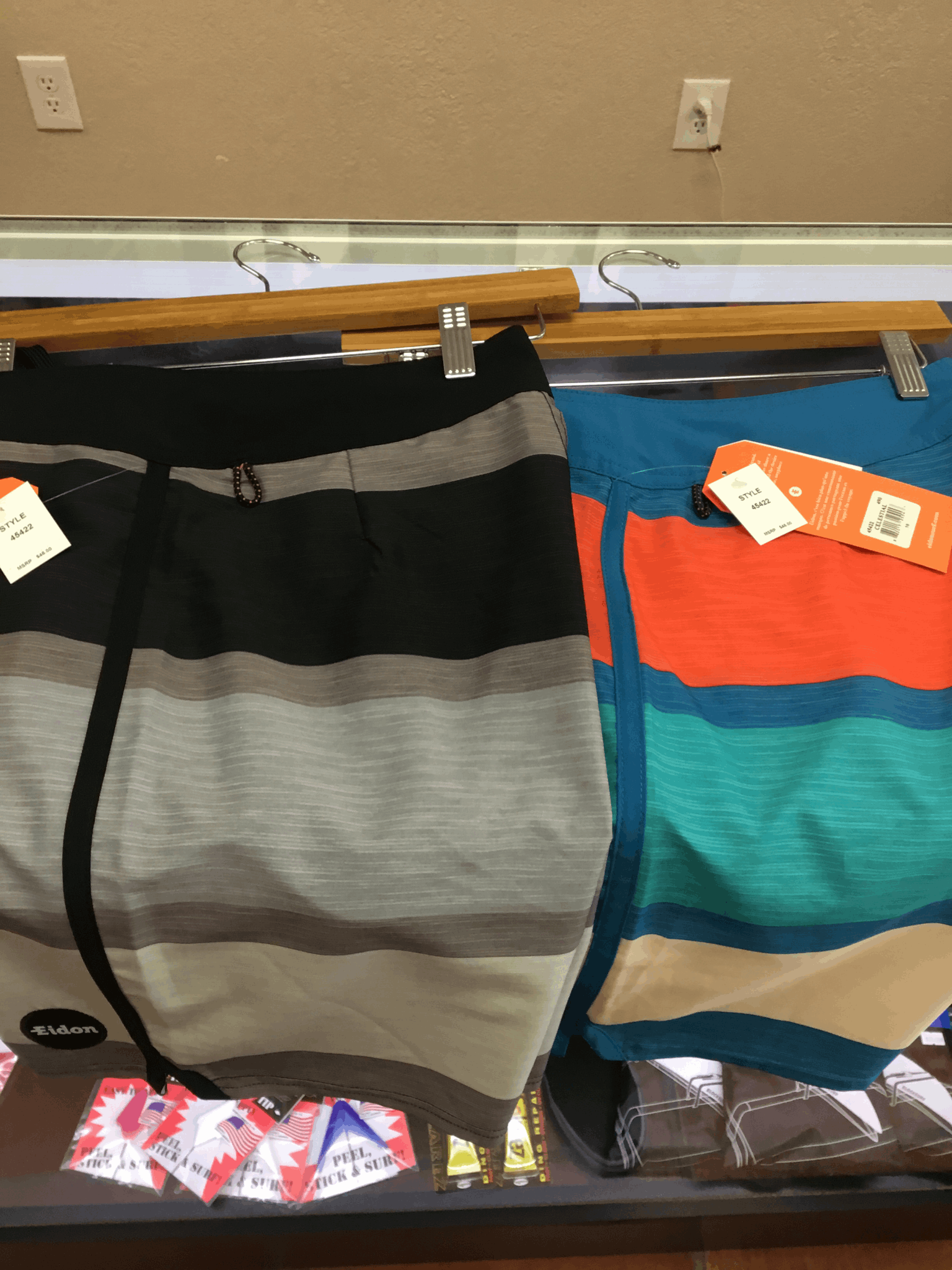 Eidon Striped Classic Boardshorts Sunny Smith LLC