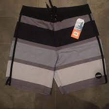 Eidon Striped Classic Boardshorts Sunny Smith LLC