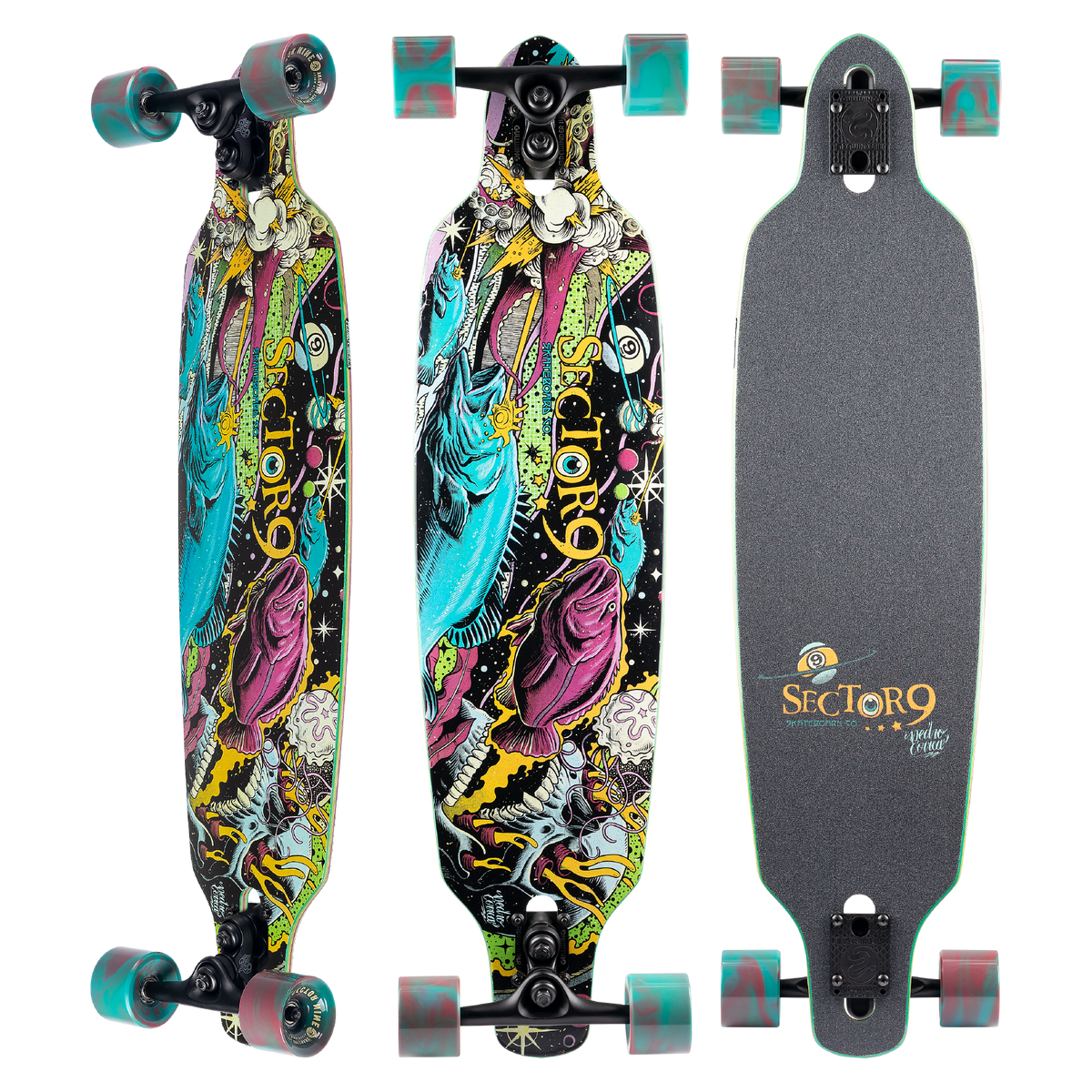 Sector 9 Fractal Battle Skateboard