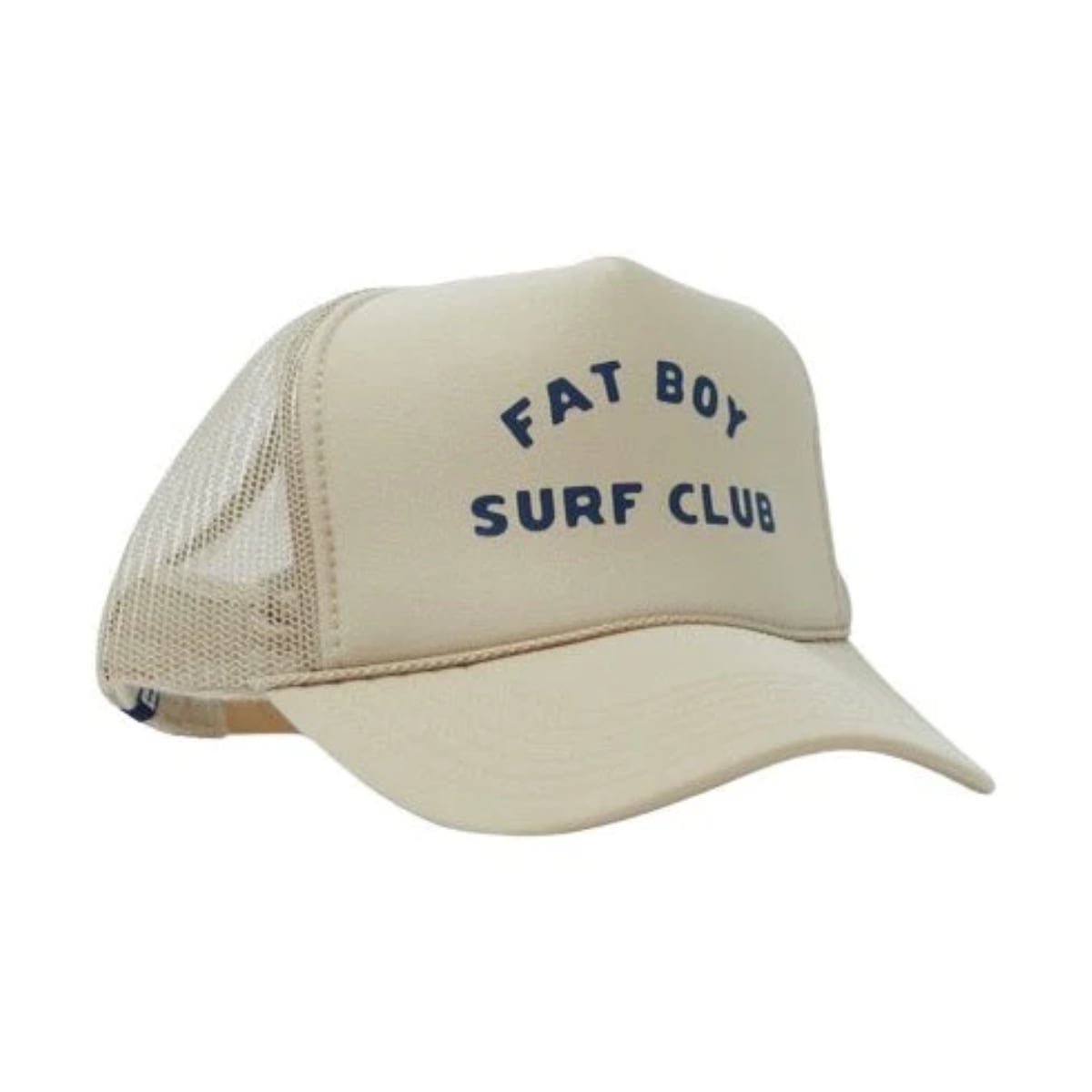 Fat Boy Surf Club Foam Trucker - Khaki Sunny Smith LLC
