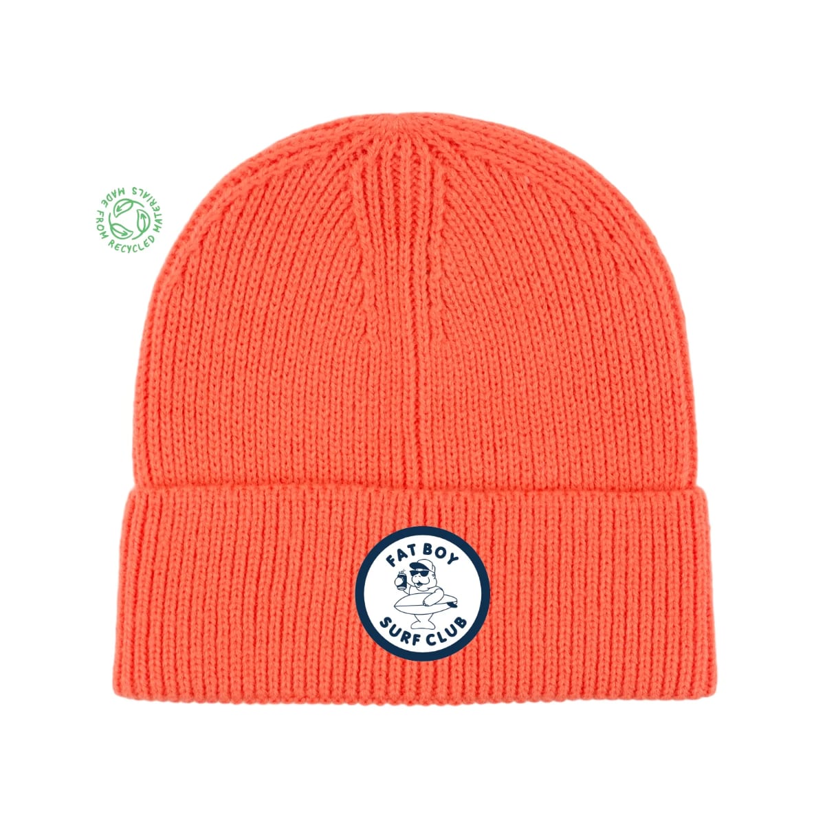 Fat Boy Surf Club Salmon Beanie Sunny Smith LLC
