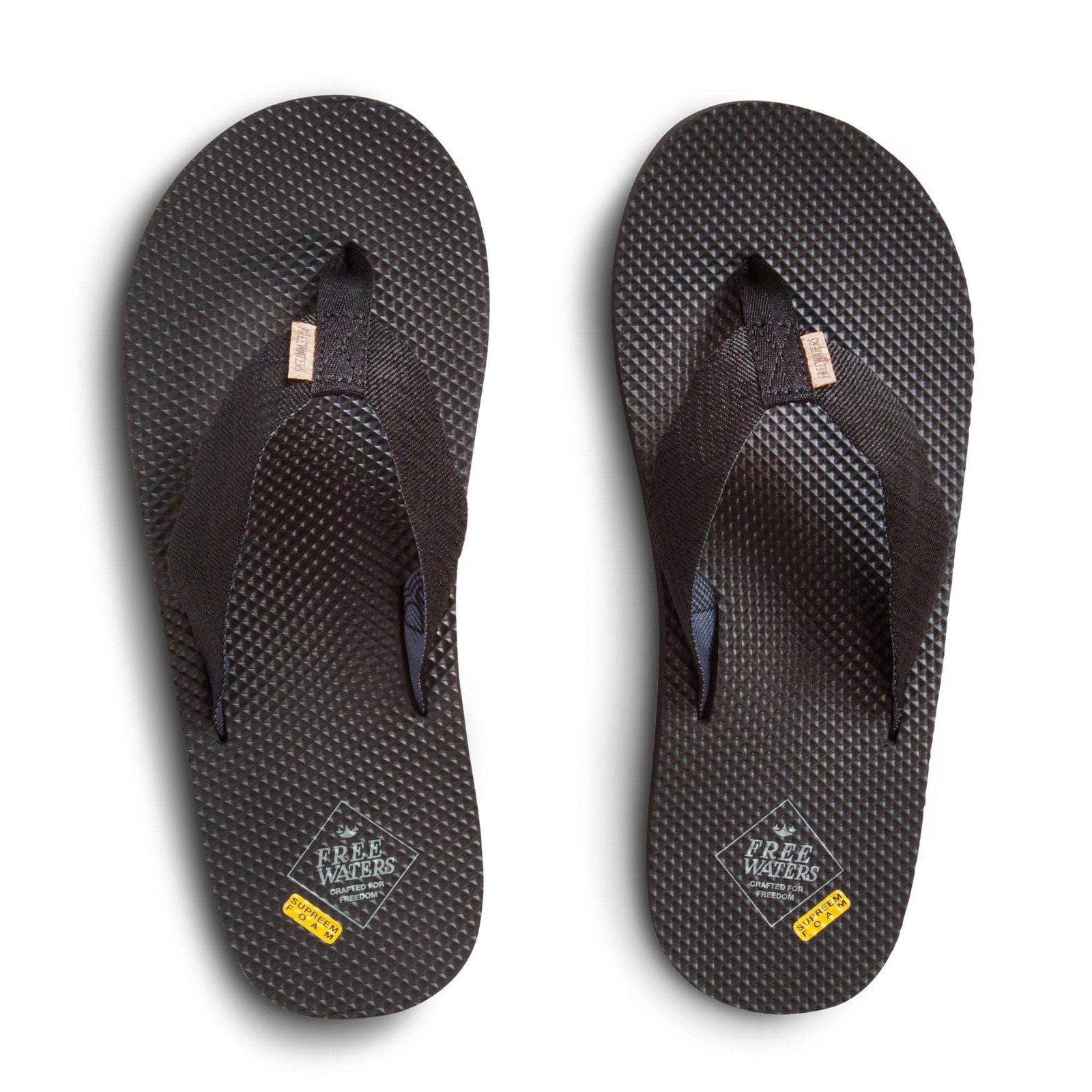 FreeWaters Supreem Black Men's Sandals Sunny Smith LLC