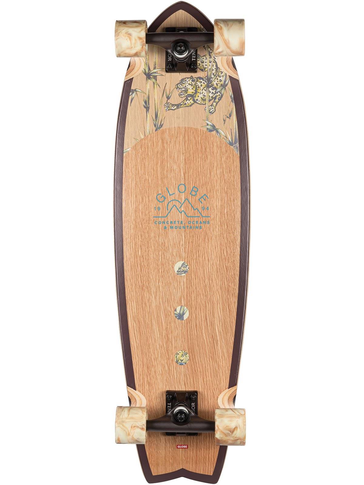 GLOBE CHROMANTIC COMPLETE CRUISER BOARD White Oak/Jaguar Sunny Smith LLC