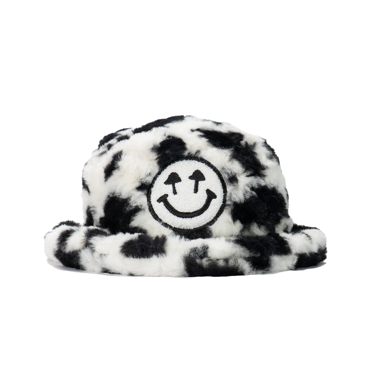 Happy Caps Fur Bucket Hat – Cow