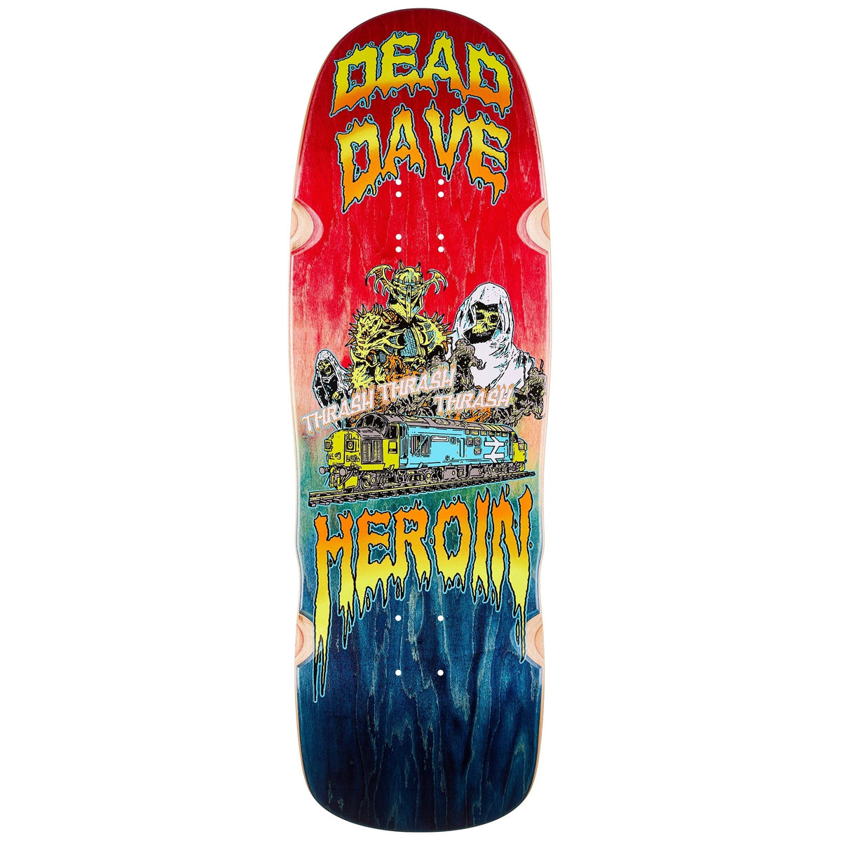 Heroin Skateboards Ghost Train 10.1 Sunny Smith LLC