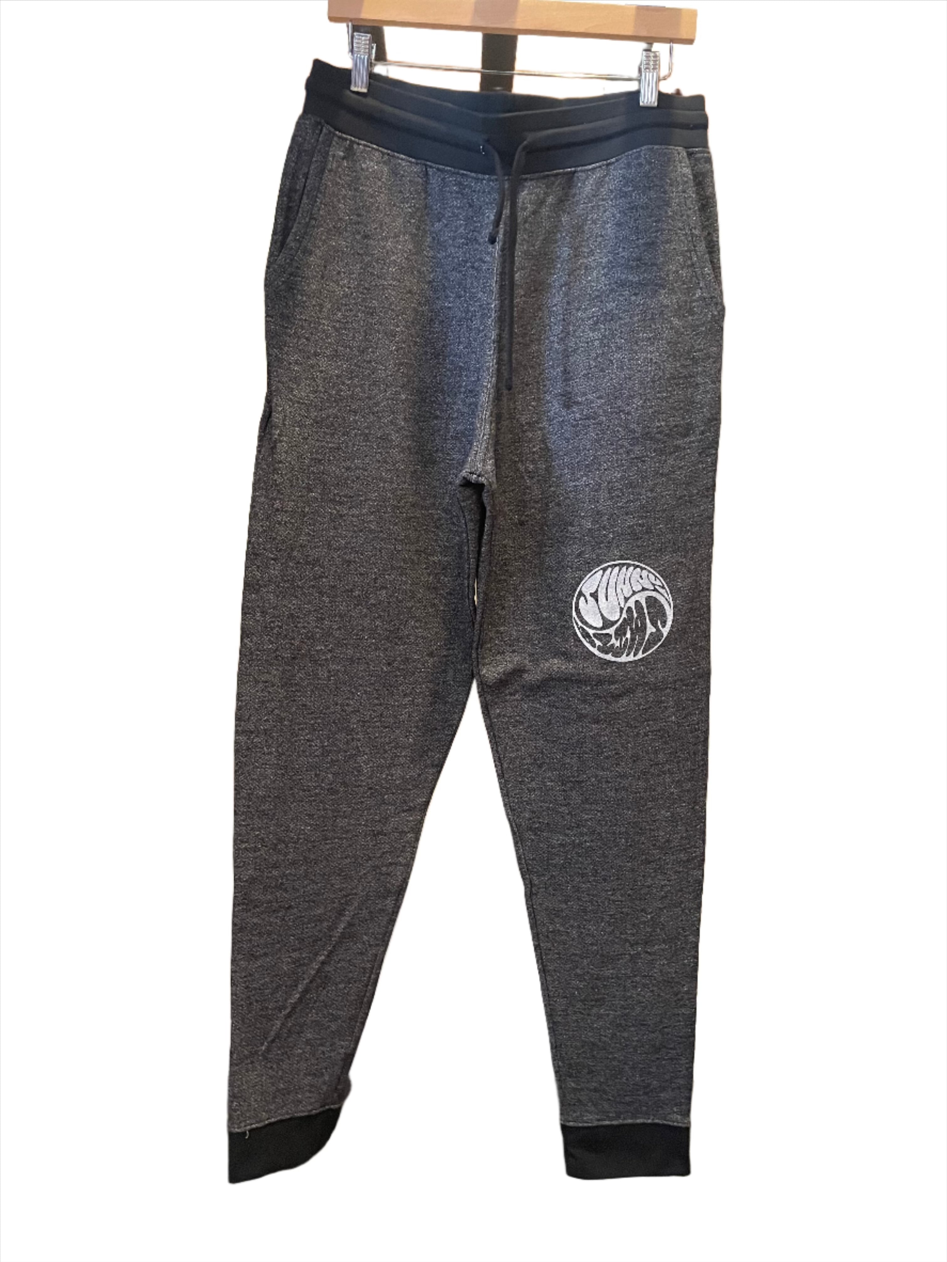 Sunny Smith Men's Midweight Fleece Sweatpants - Heather Black