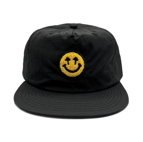 HAPPY CAPS Summer Surf Snapback - Black