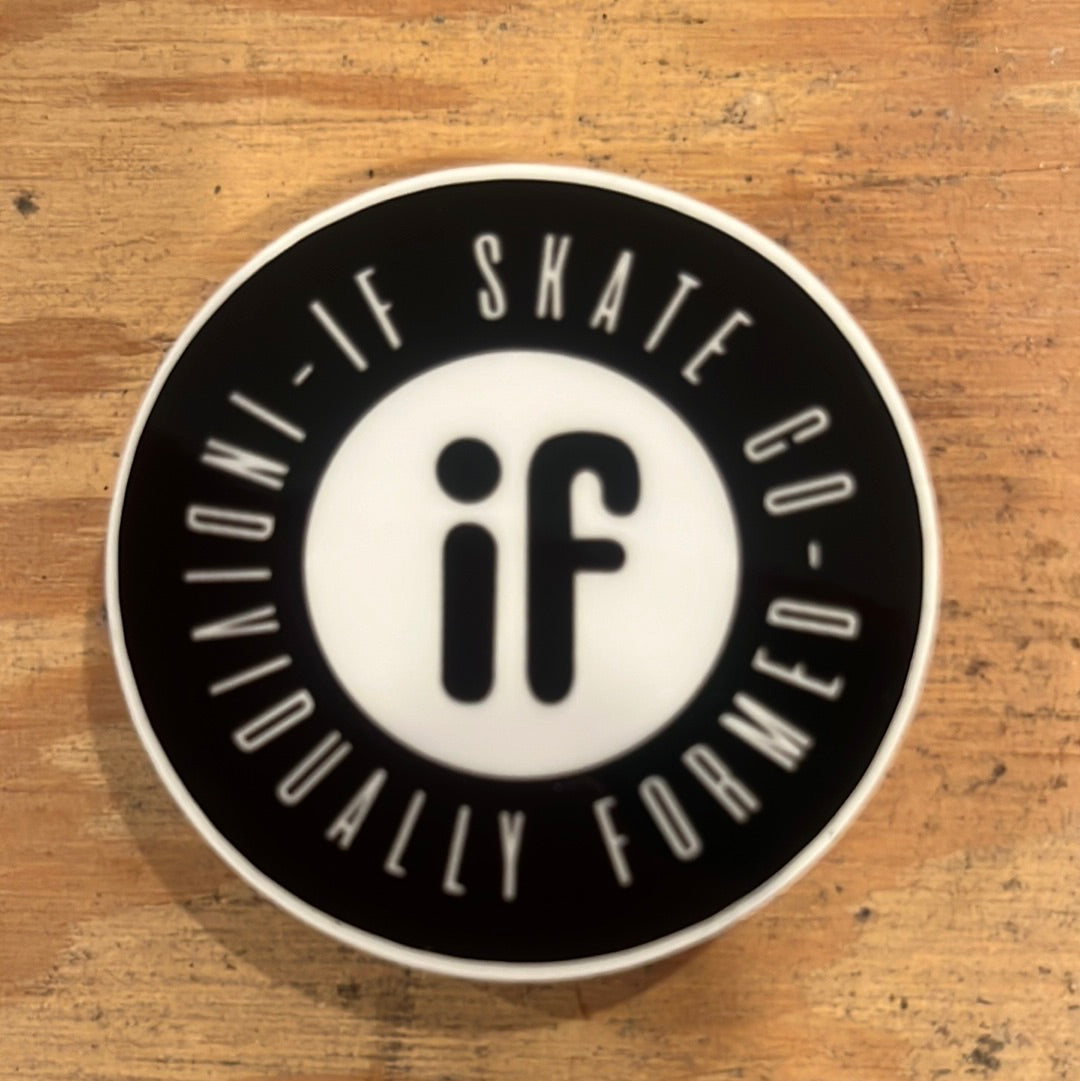 If Skate Co. Individually Formed Sticker Sunny Smith LLC
