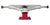Independent Stage 11 Hollow Delfino Silver Red Standard Skateboard Trucks - Pair Sunny Smith LLC