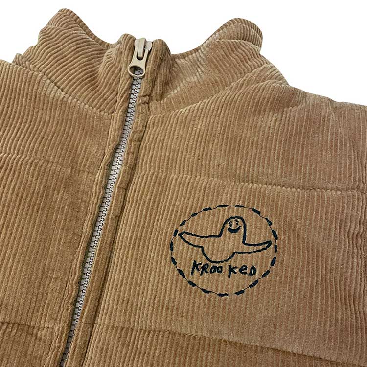 Krooked Trinity Smile Cord Vest Sunny Smith LLC