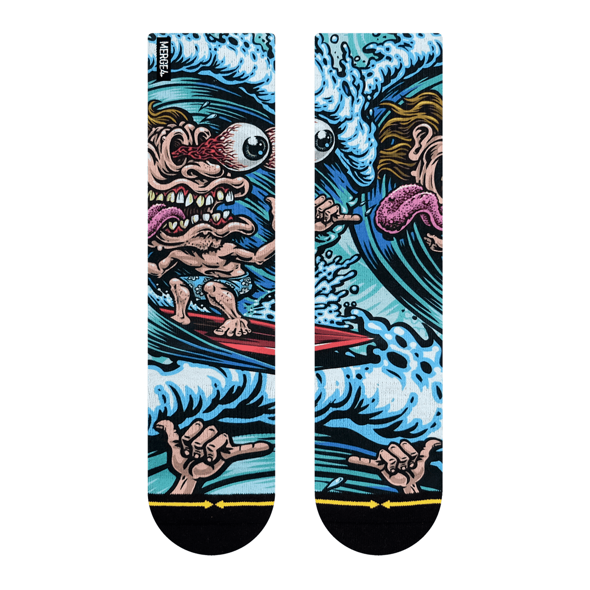 Merge4 Jimbo Phillips Surf Freak Crew Socks