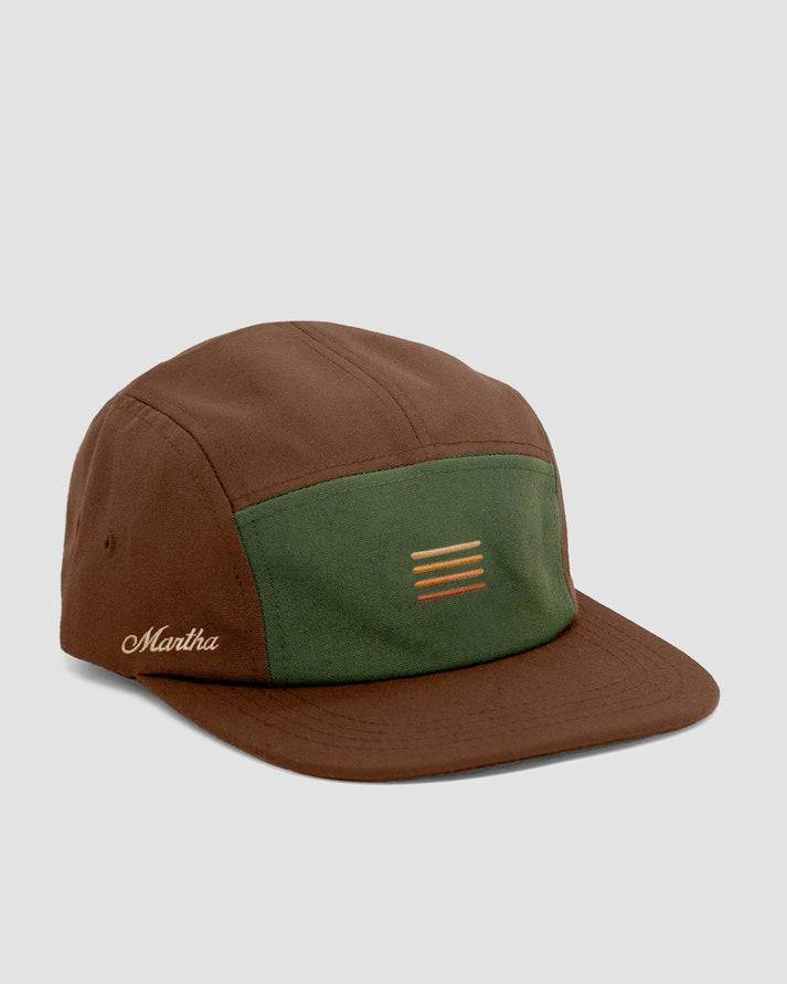 Martha Headwear Ocaso 5-Panel Hat - Brown Sunny Smith LLC