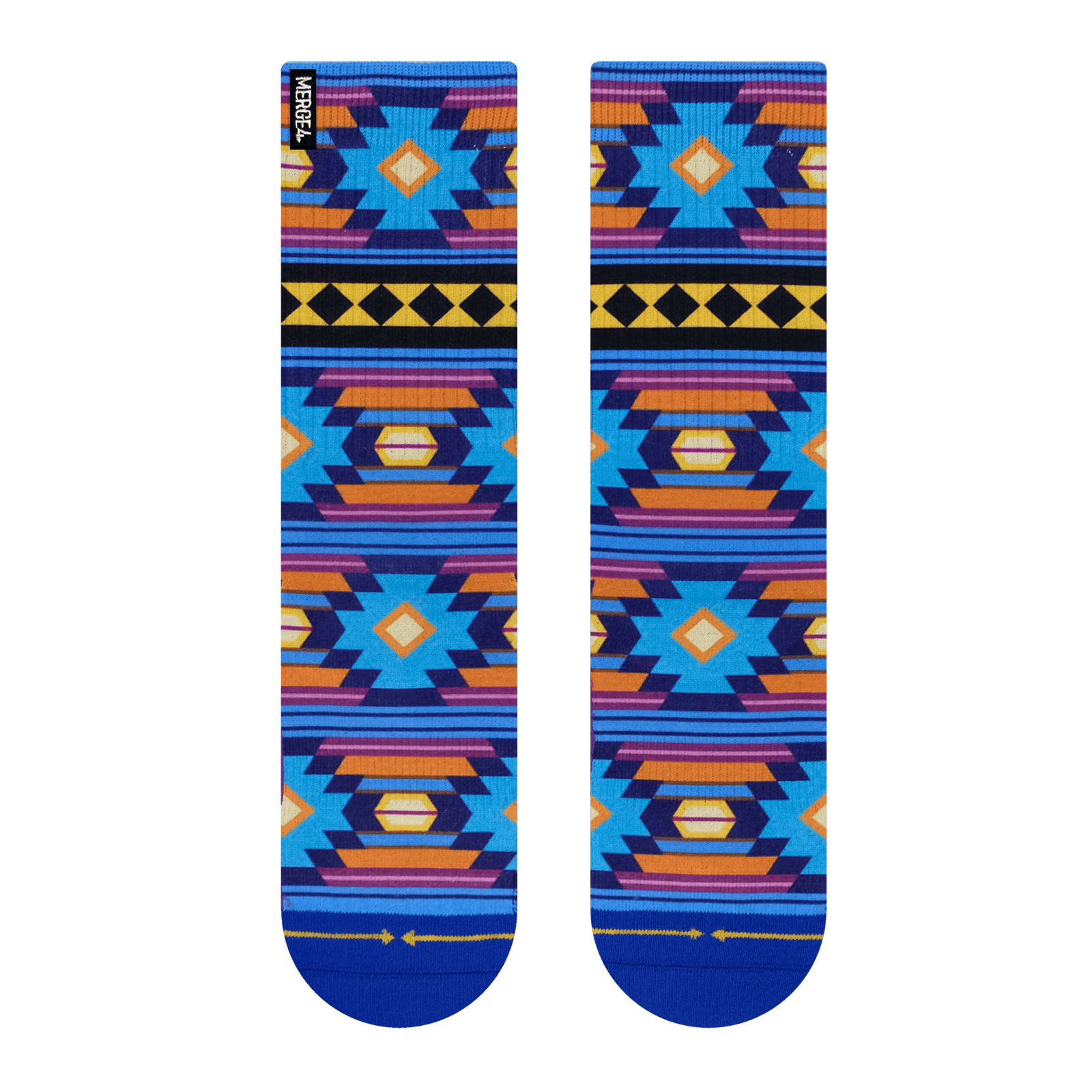 Merge4 Guatemala Crew Socks Sunny Smith LLC