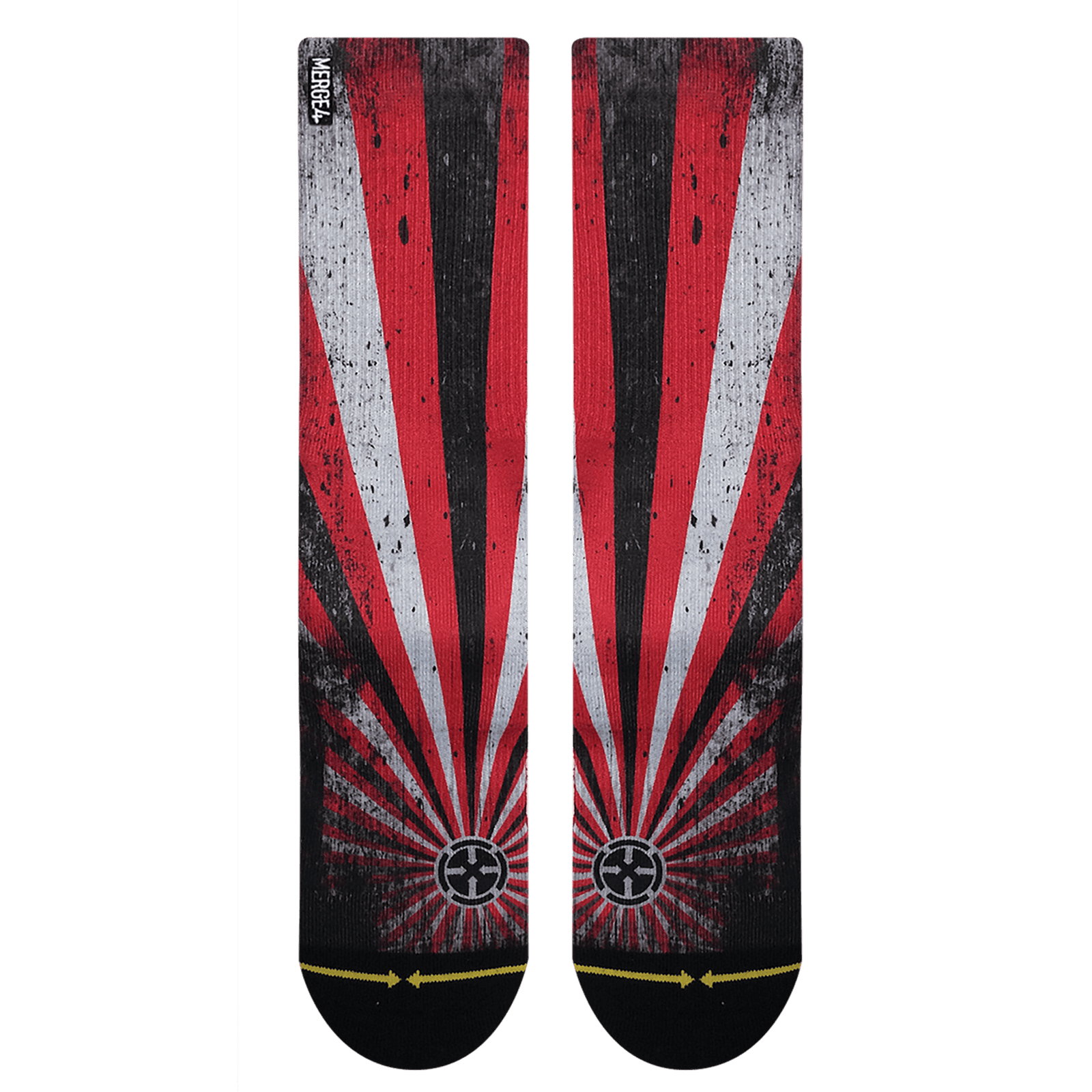 Merge4 Rising Sun Crew Socks Sunny Smith LLC