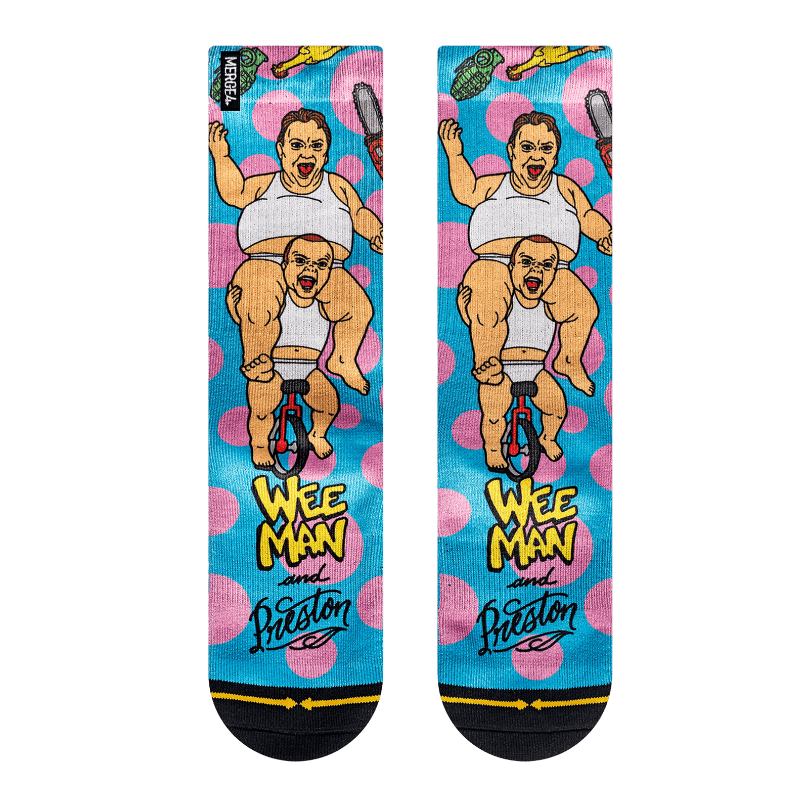 Merge4 Weeman & Preston Crew Socks Sunny Smith LLC