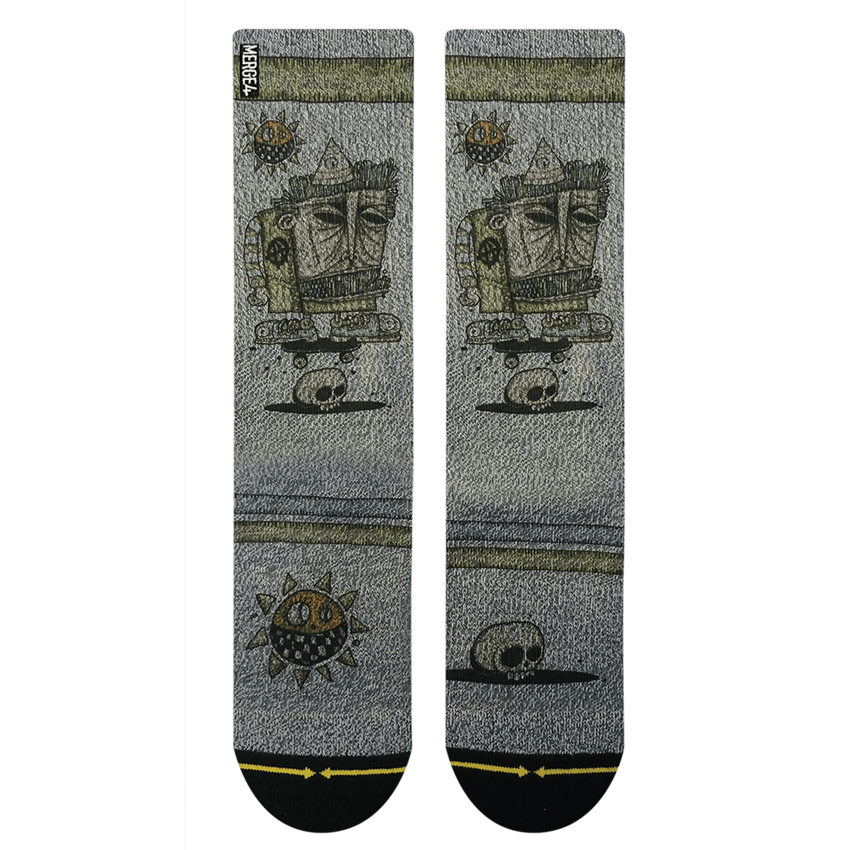 Merge4 x Bad Otis Link Pretty Crew Socks Sunny Smith LLC