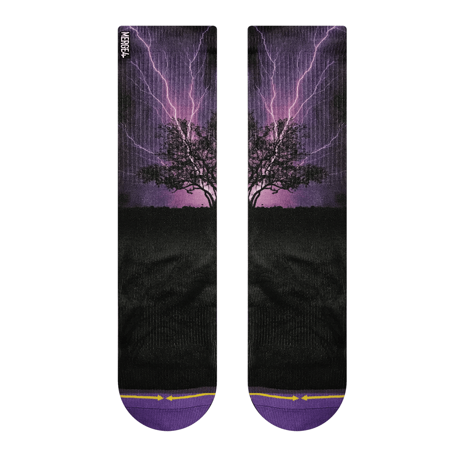 Merge4 x Dave Nelson Bolt Crew Socks Sunny Smith LLC