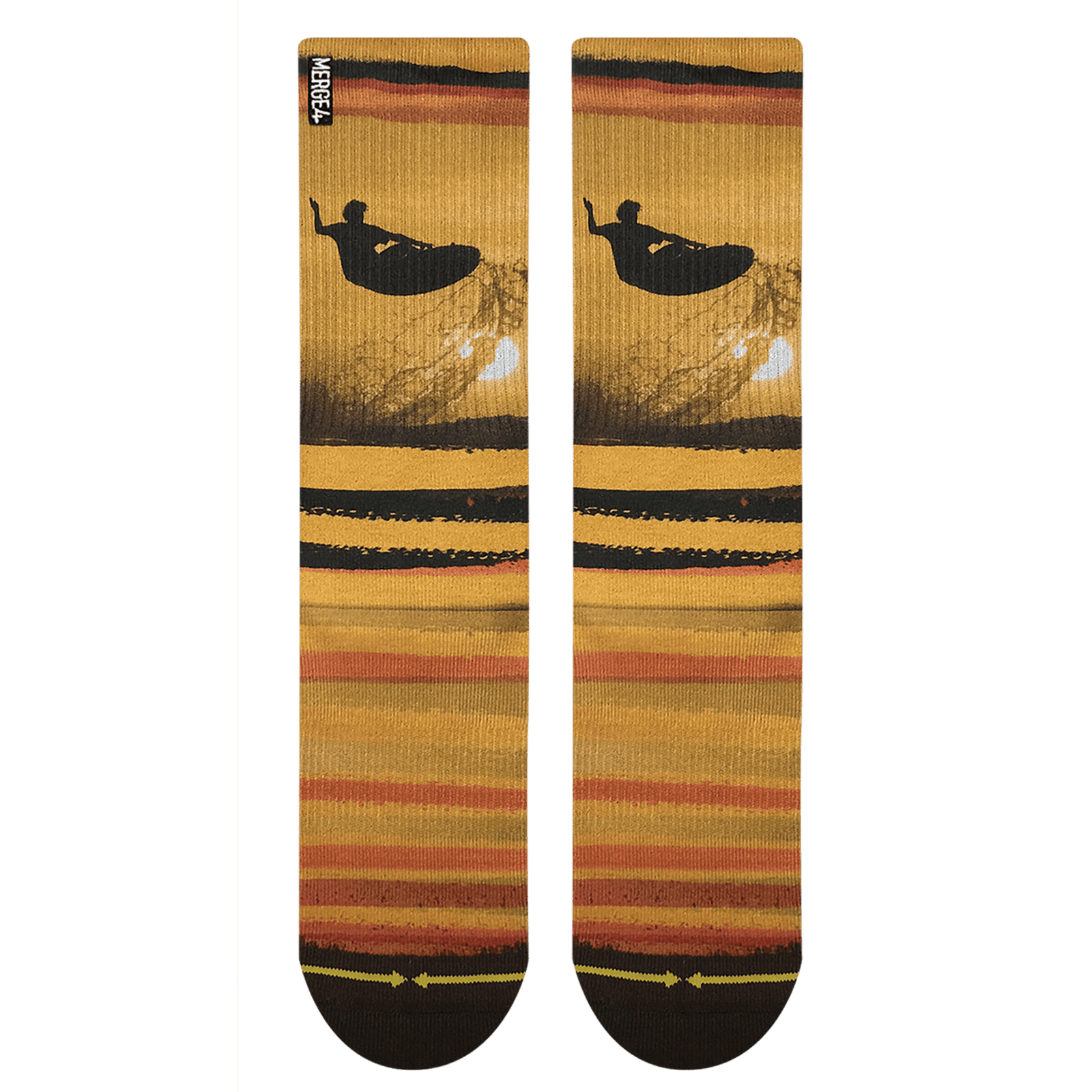 Merge4 x Dave Nelson Early Release Crew Socks Sunny Smith LLC