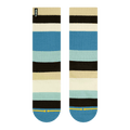 Merge4 x Spidey De Montrond Seashore Stripes Bamboo Crew Socks Sunny Smith LLC