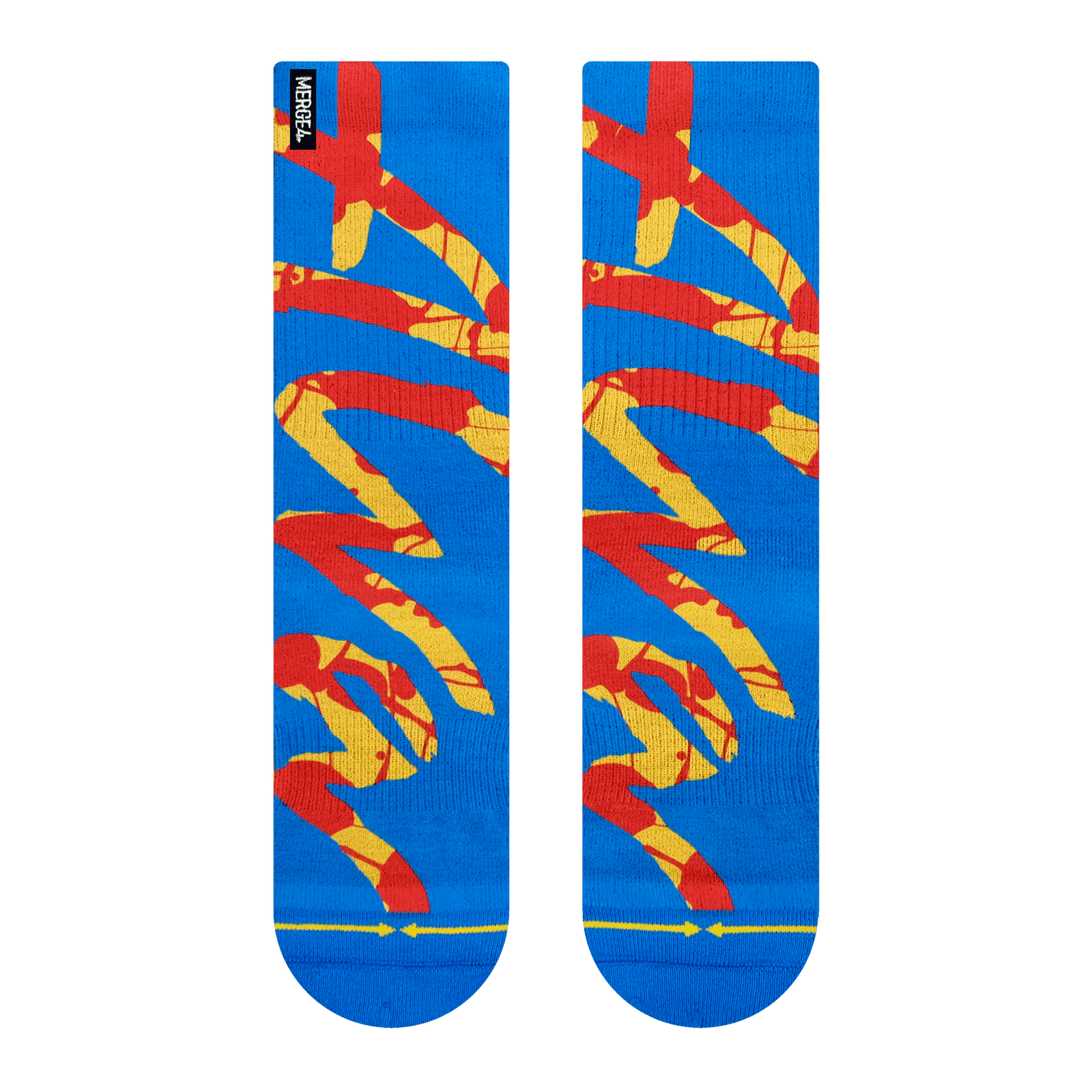 Merge4 x Tony Alva Blue Crew Socks Sunny Smith LLC