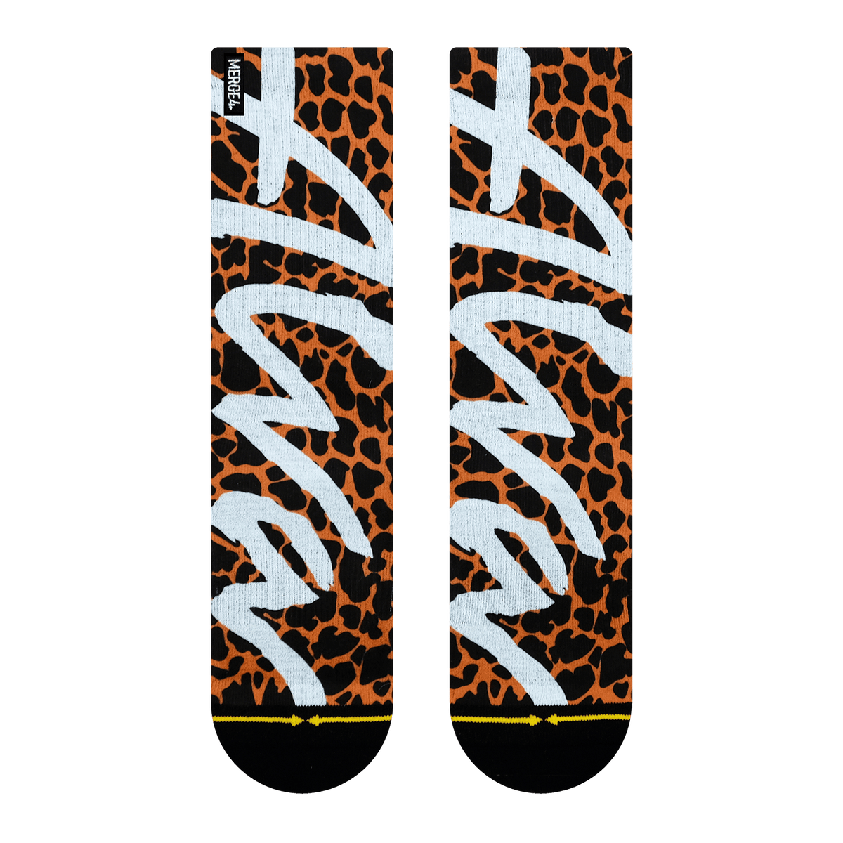 Merge4 x Tony Alva Cheetah Crew Socks Sunny Smith LLC