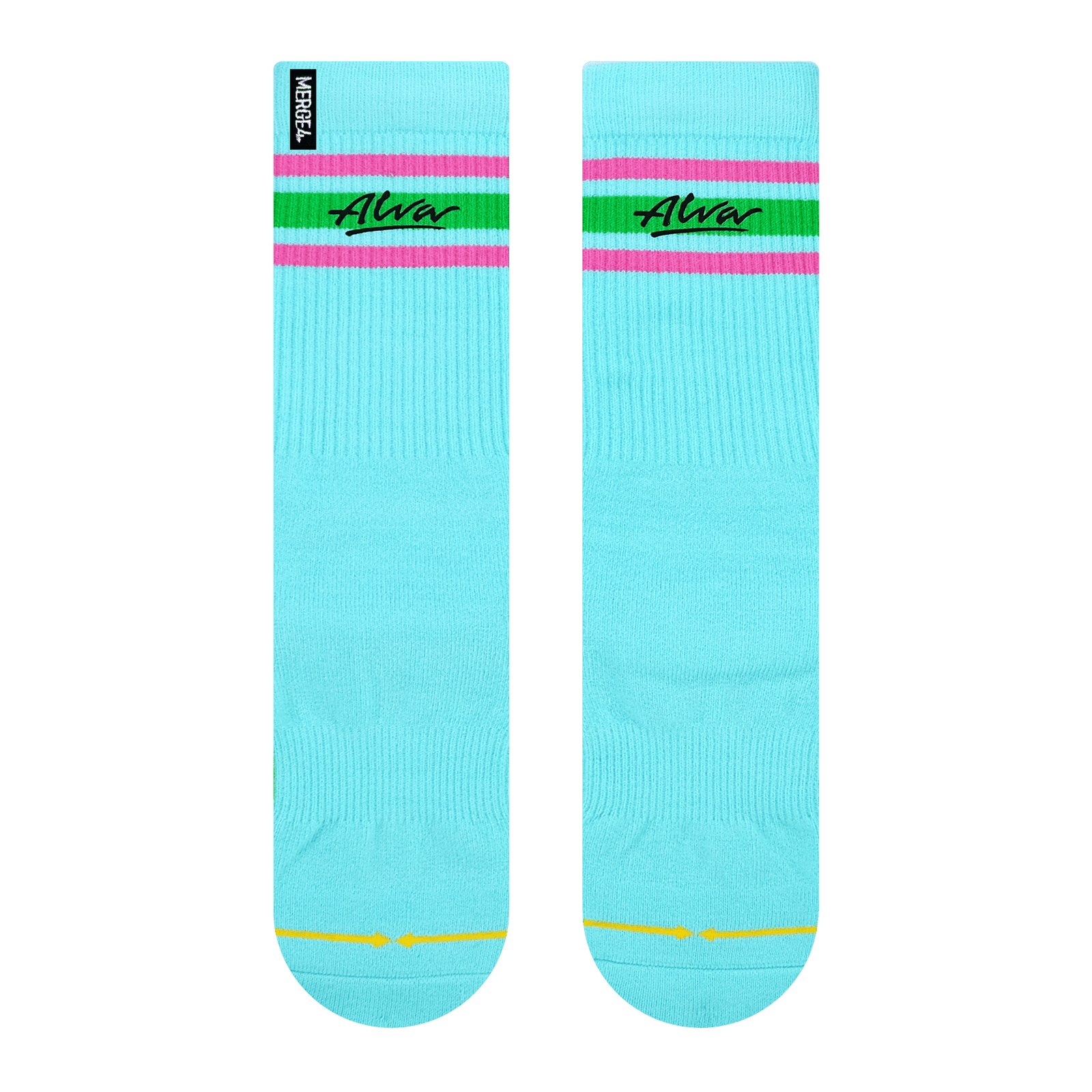 Merge4 x Tony Alva Stripe Crew Socks Sunny Smith LLC