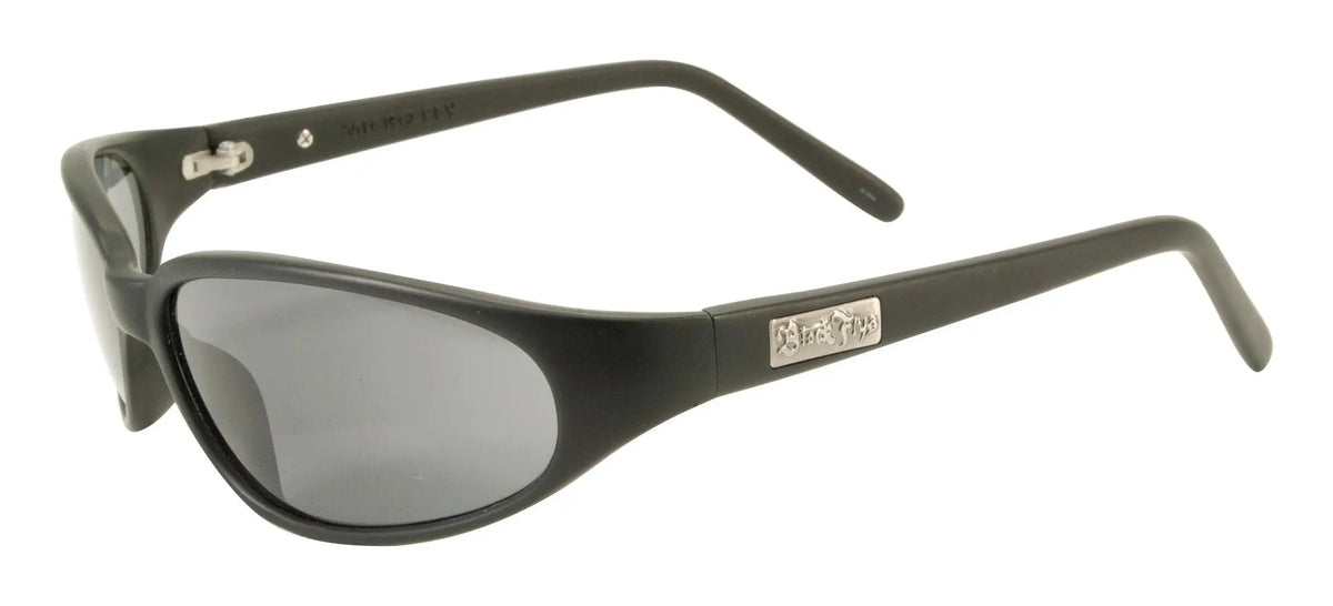 Black Flys - Micro Fly Sunglass - Matte w/ Smoke lens