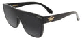 Black Flys Mono Fly Sunglasses- Shiny Black w/ Smoke Lens