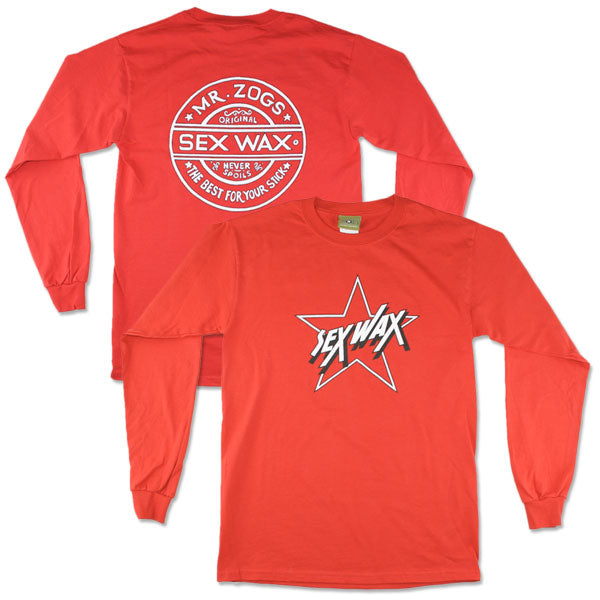 Mr. Zog&#39;s Sex Wax Star L/S T-Shirt Sunny Smith LLC