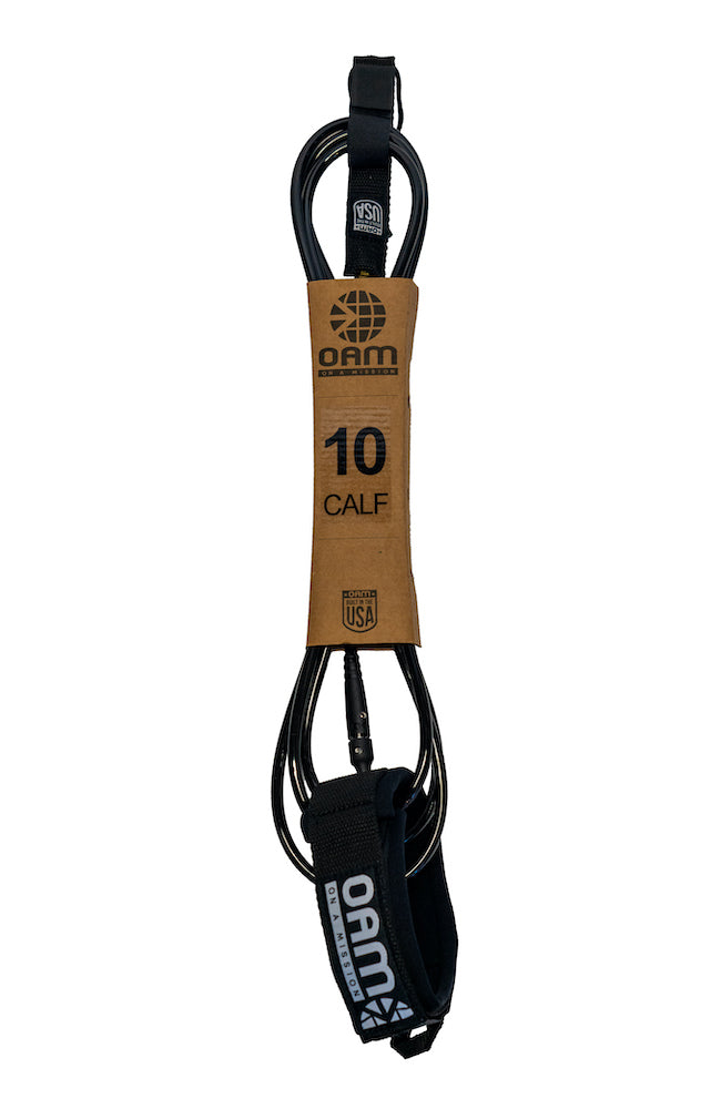 OAM Regular Calf 10' Leash - MADE IN USA