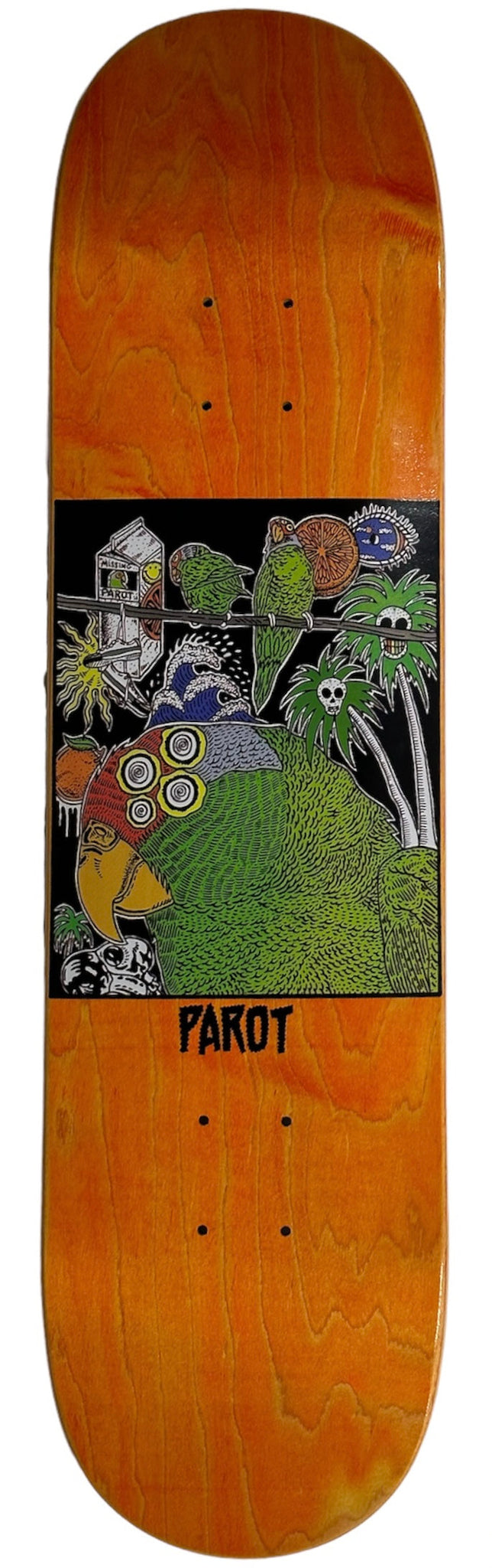 Parot Skateboards Bat Killer Artist Deck