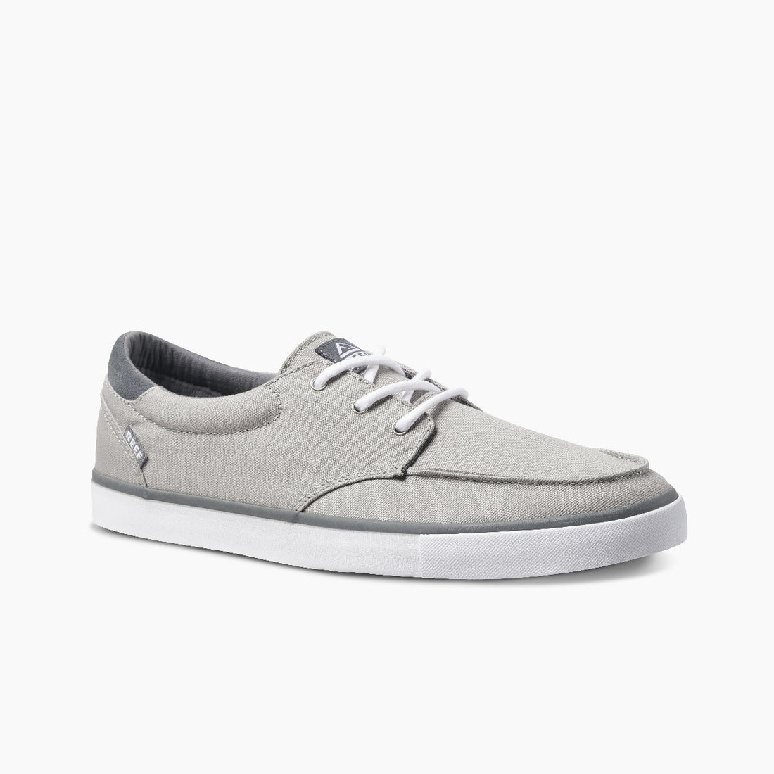 REEF DECKHAND 3 MEN'S CASUAL BOAT SHOE (GREY/WHT) Sunny Smith LLC