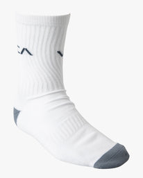 RVCA Crew Socks Striped/White Sunny Smith LLC