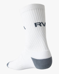 RVCA Crew Socks Striped/White Sunny Smith LLC