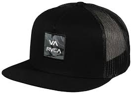 RVCA VA All the Way Print Patch Trucker Hat Sunny Smith LLC