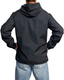 RVCA VA HOOD COACHES JACKET BLACK Sunny Smith LLC