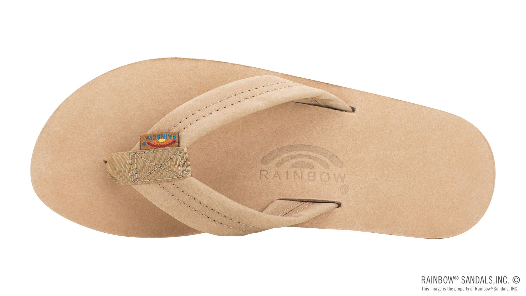 Rainbow Sandals Men's Double Layer - 1" Strap - Dark Brown Sunny Smith LLC