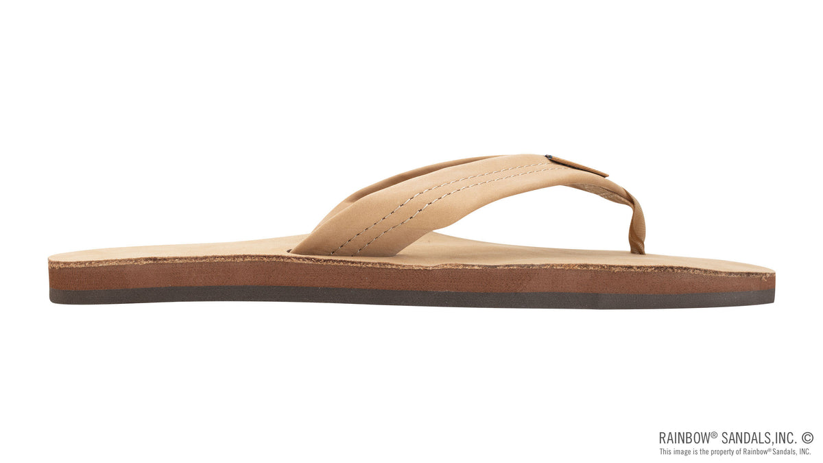 Rainbow Sandals Men&#39;s - Single Layer - 1&quot; Strap - Sierra Brown Sunny Smith LLC