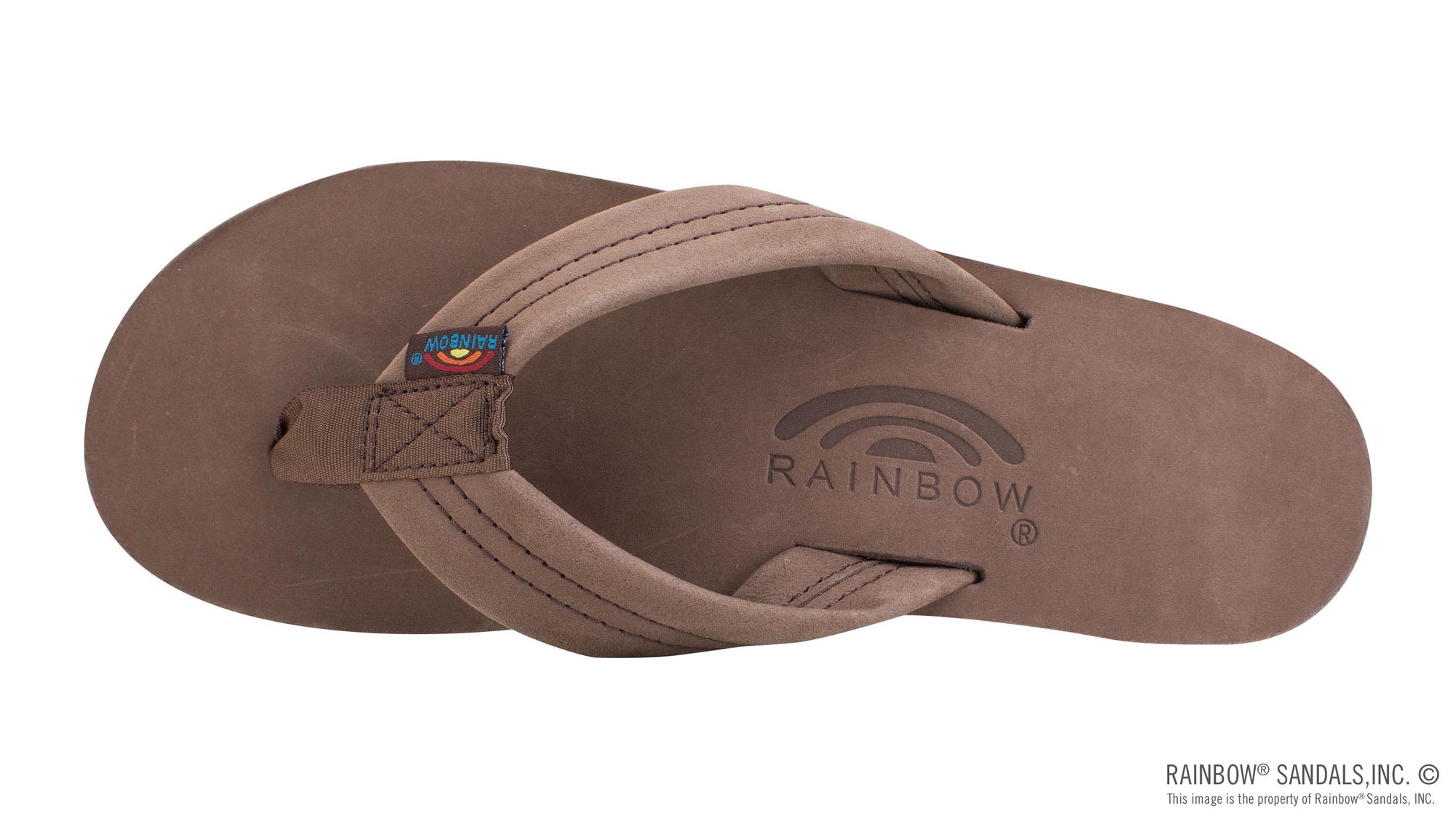 Rainbow Sandals Women's - Double Layer - 1" Strap - Expresso Sunny Smith LLC