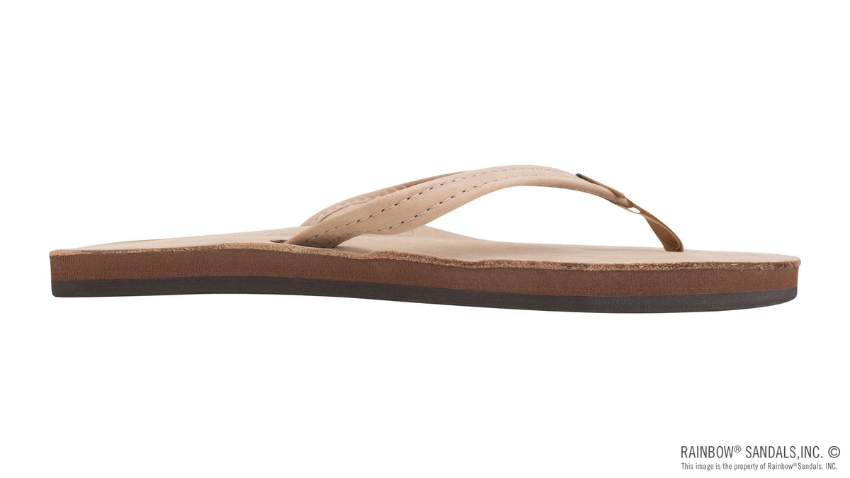 Rainbow Sandals Women&#39;s - Single Layer - 1/2&quot; Strap - Sierra Brown Sunny Smith LLC
