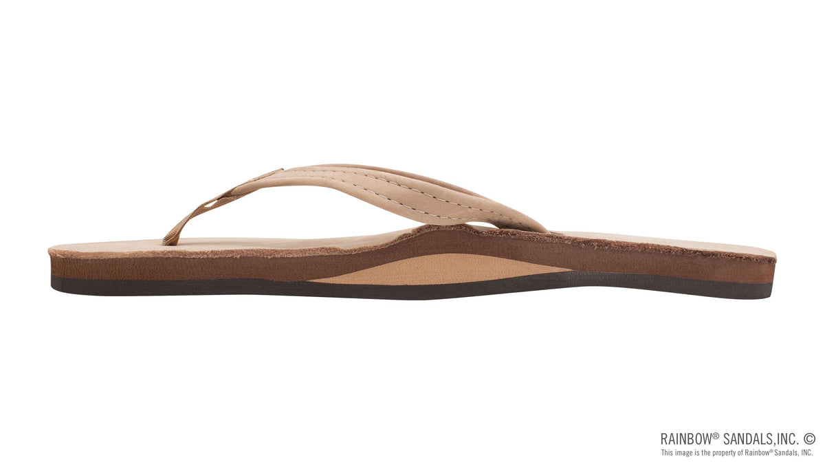 Rainbow Sandals Women&#39;s - Single Layer - 1/2&quot; Strap - Sierra Brown Sunny Smith LLC