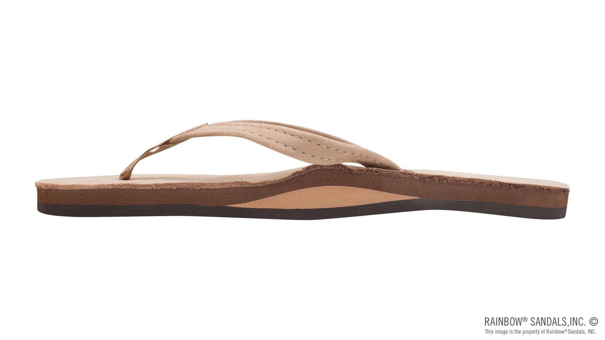 Rainbow Sandals Women's - Single Layer - 1/2" Strap - Sierra Brown Sunny Smith LLC
