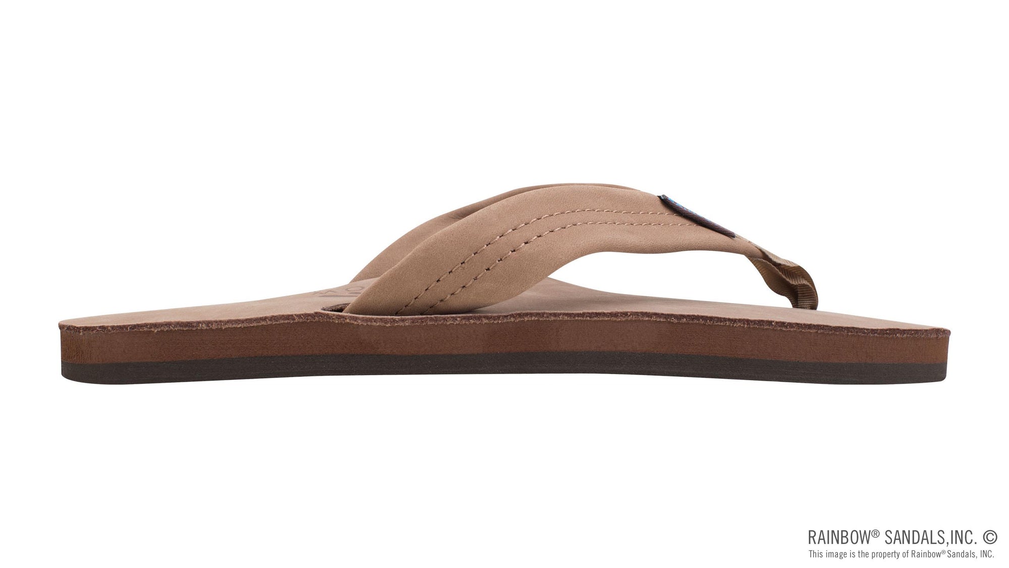 Rainbow Sandals Women's - Single Layer - 1" Strap - Dark Brown Sunny Smith LLC