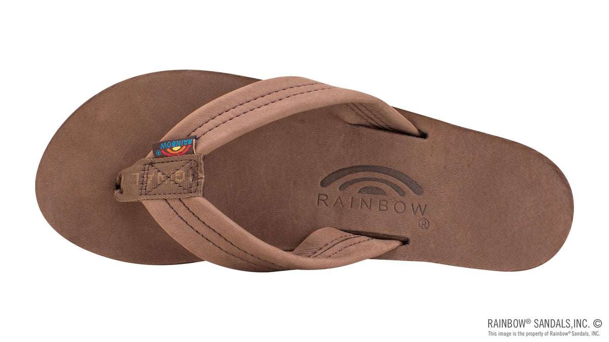 Rainbow Sandals Women&#39;s - Single Layer - 1&quot; Strap - Expresso Sunny Smith LLC