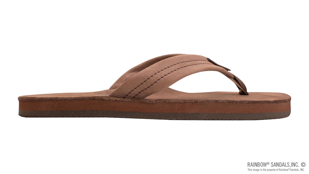 Rainbow Sandals Women&#39;s - Single Layer - 1&quot; Strap - Expresso Sunny Smith LLC