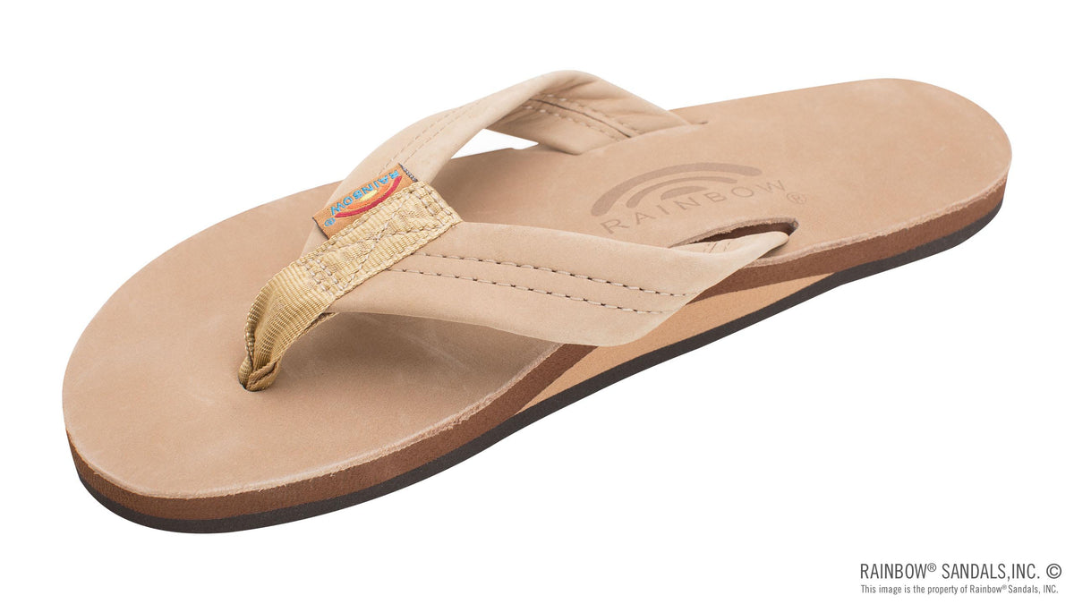 Rainbow Sandals Women&#39;s - Single Layer - 1&quot; Strap - Sierra Brown Sunny Smith LLC