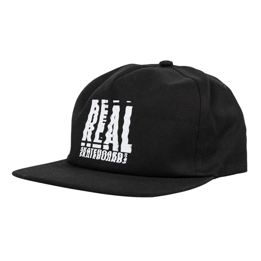 Real Scanner Snapback Hat - Black/White Sunny Smith LLC