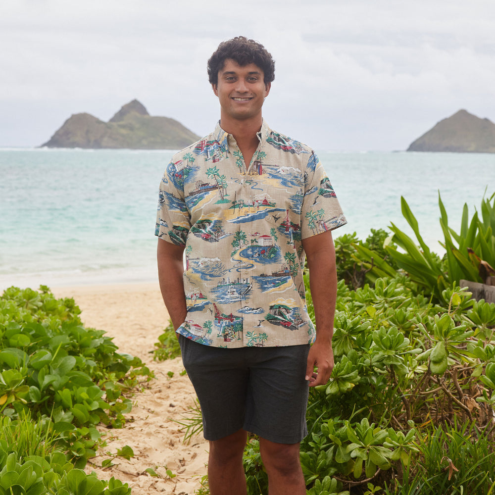 Reyn Spooner golden coast pullover Sunny Smith LLC