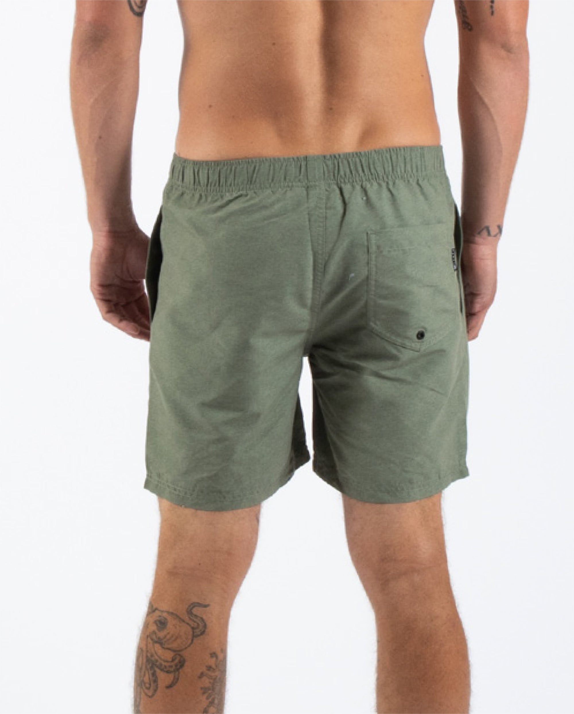 Rusty Base 17" Elastic Waist Boardshort Sunny Smith LLC