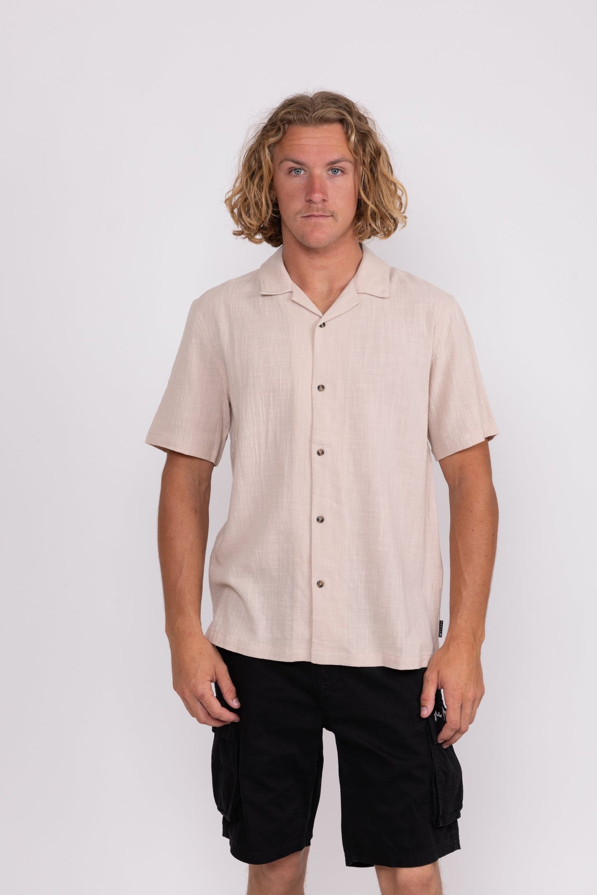 RUSTY North Laguna Short Sleeve Shirt